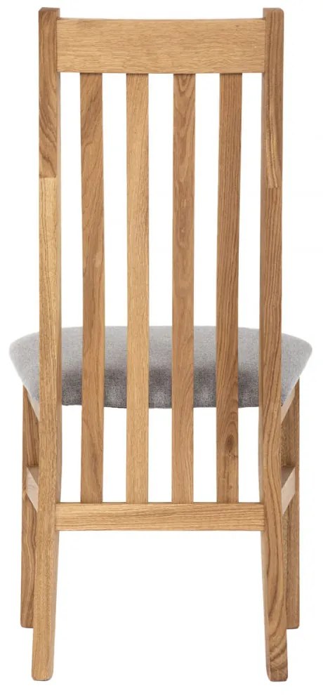 Scaun din stejar solid Silver Grey Fabric perna scaunului C-2100