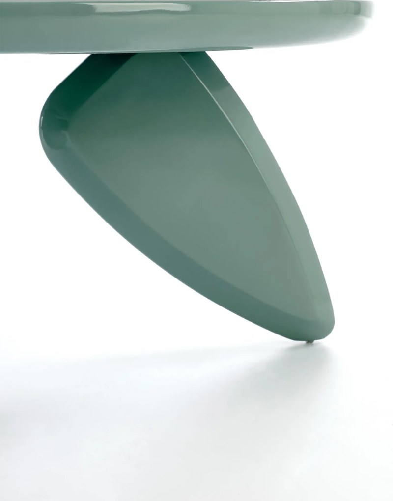 Lumis kerek dohányzóasztal 80 cm - kék