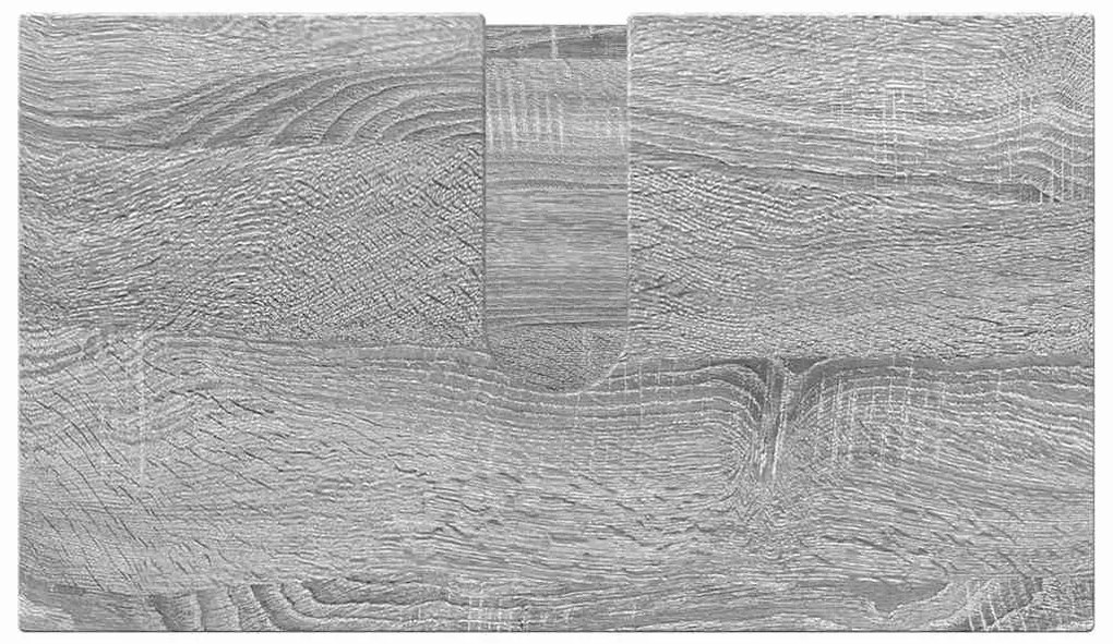 Fürdőszoba bútor szett 3 pcs Szürke sonoma 61 x 35 x 64 cm