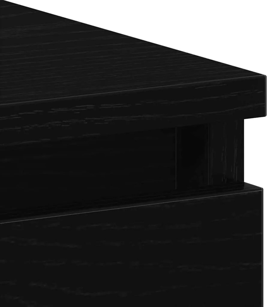 fekete tölgy forgácslap íróasztal 90 x 45 x 76 cm