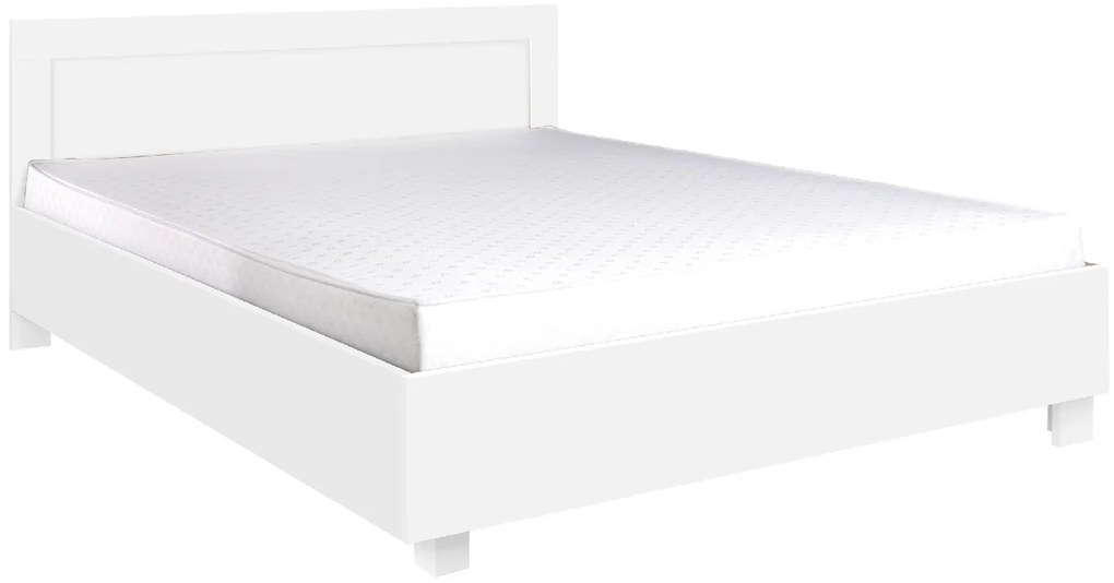 Franciaágy 140 cm Camber C23 (fehér) (ágyráccsal). Akció -18%. 1043048
