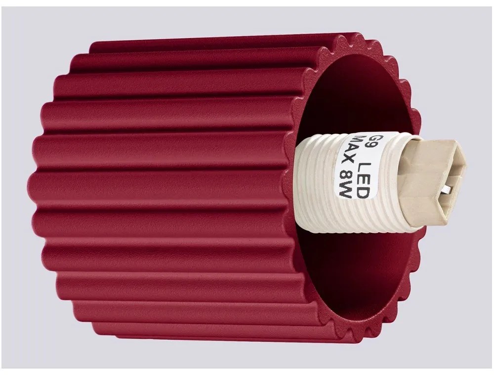 Borvörös fali lámpa Orbital – Sollux