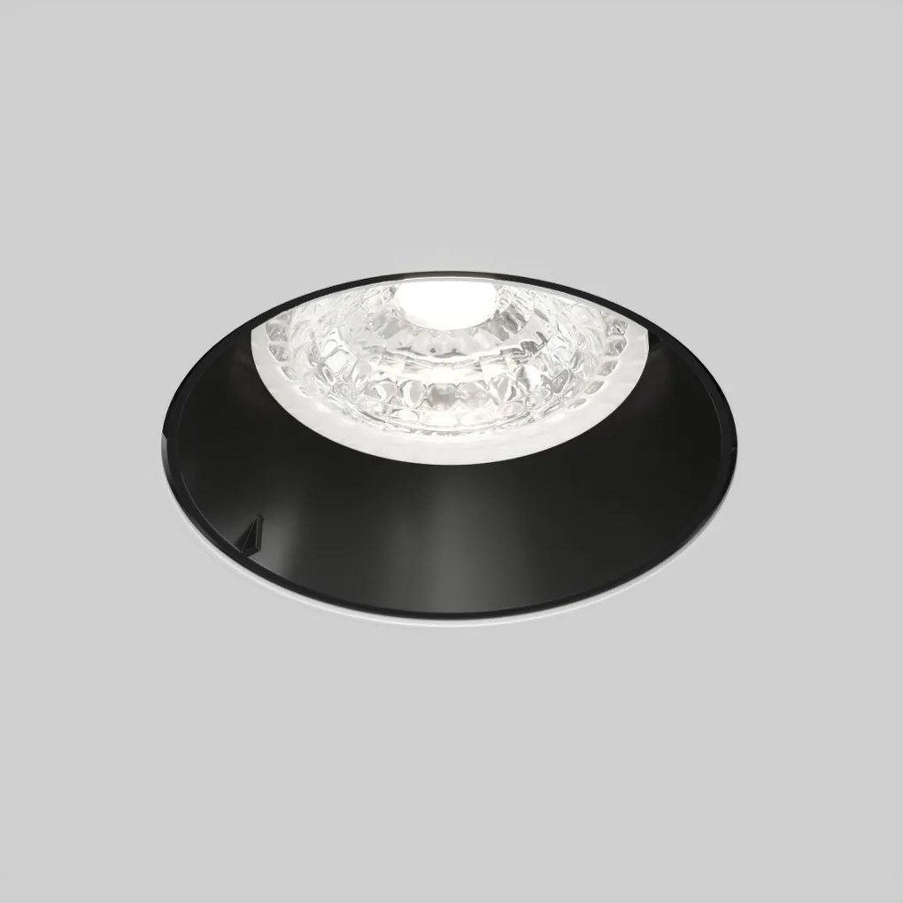 Vibi series recessed trimless downlight — DK/EU-3055-BK