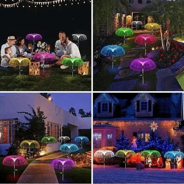 Dekoratív világítás 7 színben - LUMIPALM