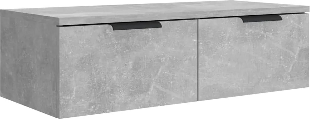 vidaXL betonszürke szerelt fa faliszekrény 68 x 30 x 20 cm