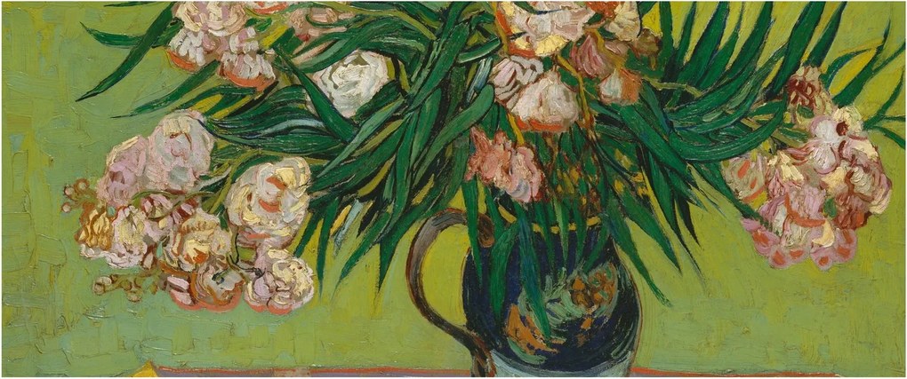 Kép - Vincent van Gogh, Oleanders, reprodukciók (120x50 cm)