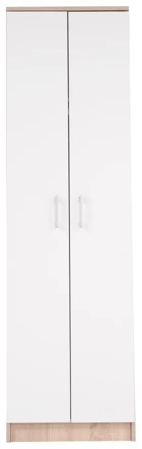 Akasztós szekrény, sonoma tölgy/fehér, ASTER