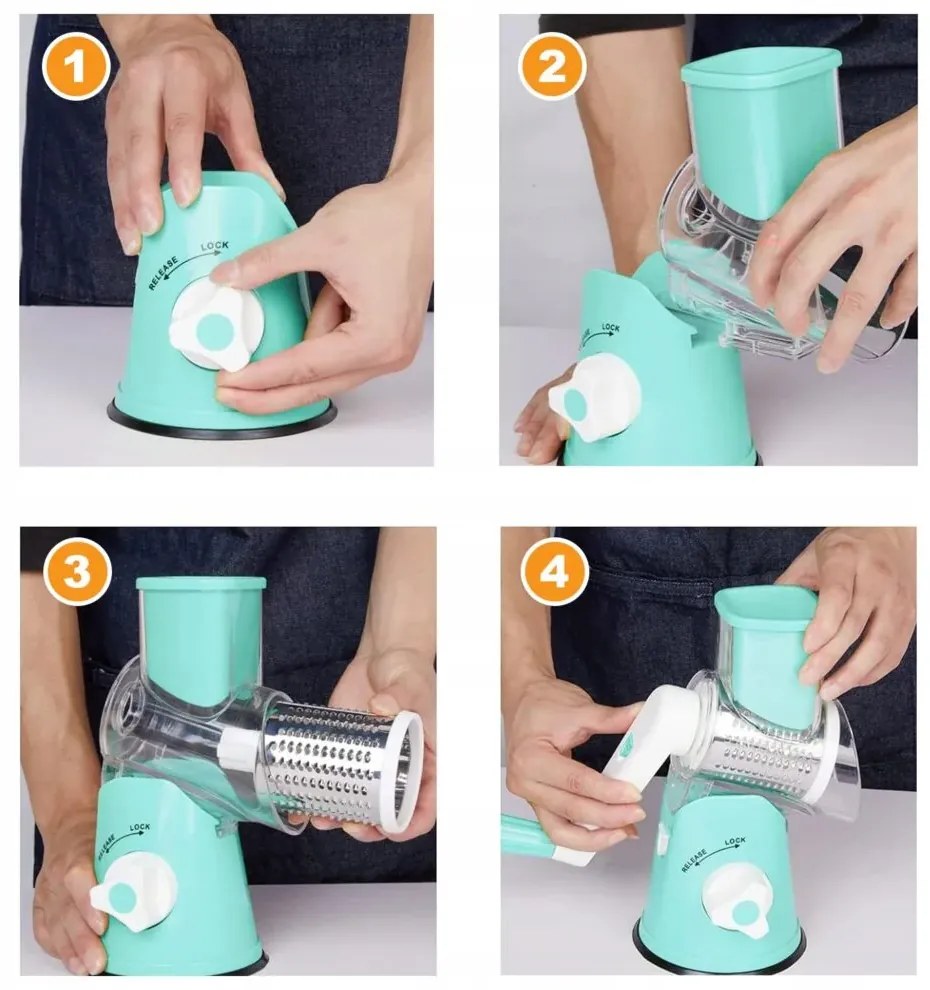 Többfunkciós zöldségszeletelő 3in1