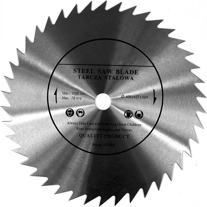 Normál Acél Körfűrész 400x32 T42