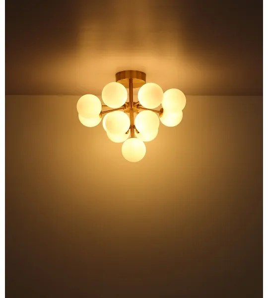 Globo 56143-13D - Felületre szerelhető csillár GRAPPY 13xG9/5W/230V átm. 56 cm fekete