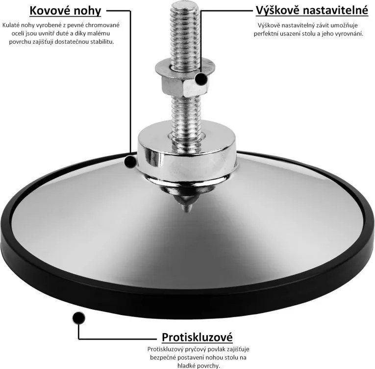 TUNIRO PRO Csocsóasztal 110 kg fekete