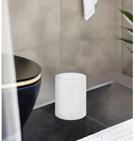 WENKO 25209100 - Kosár ATRI 21x25,5 cm fehér