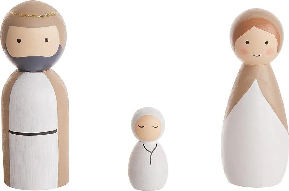 X-MAS betlehemi figurák, 9 darabos készlet