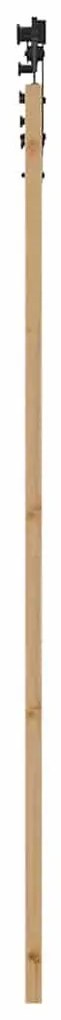 Egyszerű Csúszó Ajtó Barna 78 x 211 cm Fa és fém