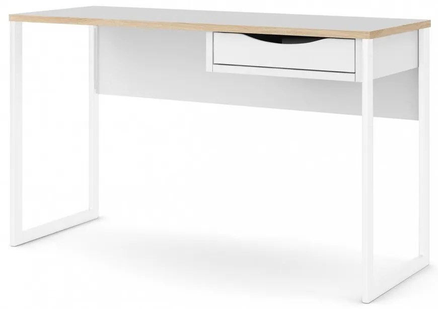 Felix Light íróasztal 130, fehér matt / fehér