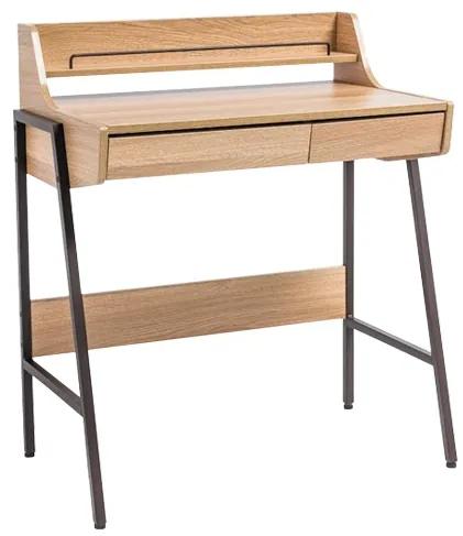 SIG-B-168 polcos íróasztal fiókokkal