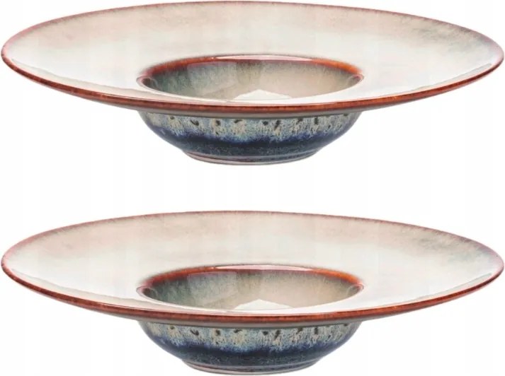 Mélytányér Szett Leveses Kerámia 28cm Nagy Earth