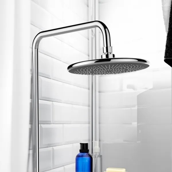 WENKO 23998100 - Zuhanyfej víztakarékos rendszerrel 22,5x22,5 cm, fényes króm