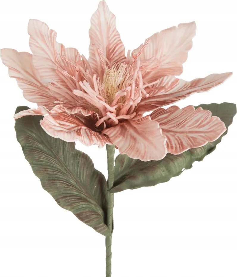 Dekoratív művirág 64 cm rózsaszín habszivacs foarmin