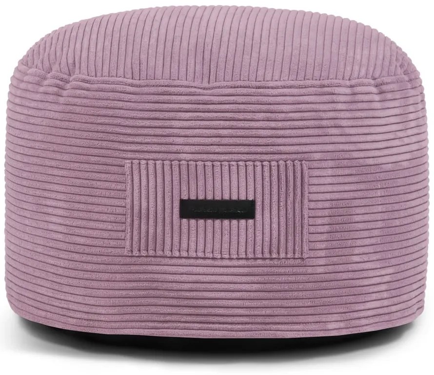 Lila kordbársony puff Om 60 – SLOWDOWN