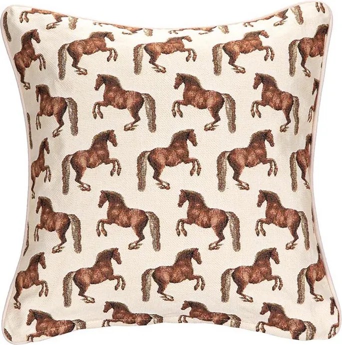 Gobelin párnahuzat 45 x 45 cm lovakkal Whistlejacket sorozat