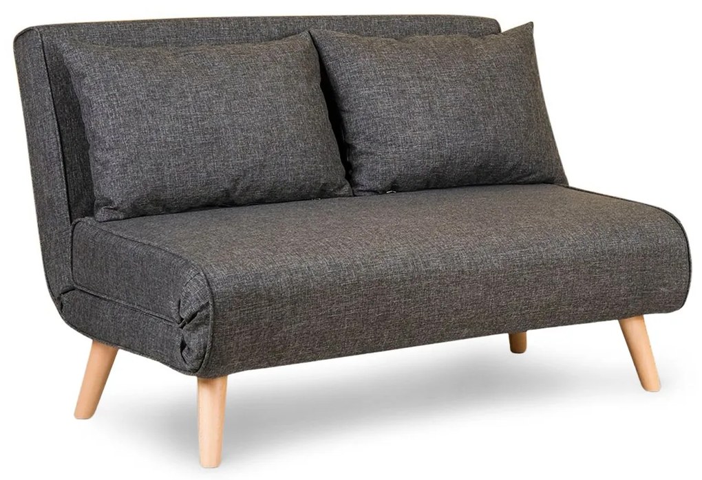 Kanapé futon Fillie (sötétszürke). 1073398