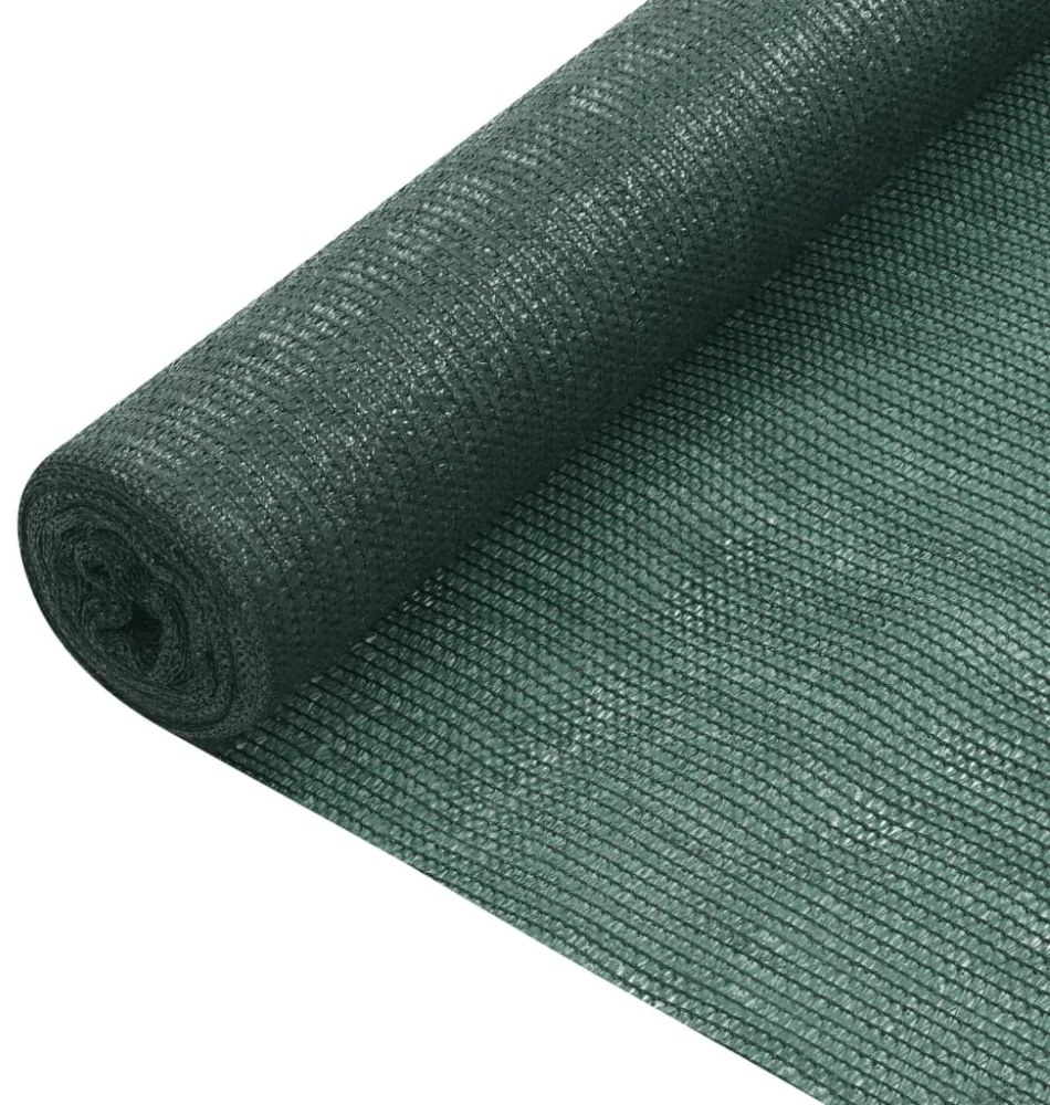 zöld HDPE belátásgátló háló 1 x 25 m 75 g/m²