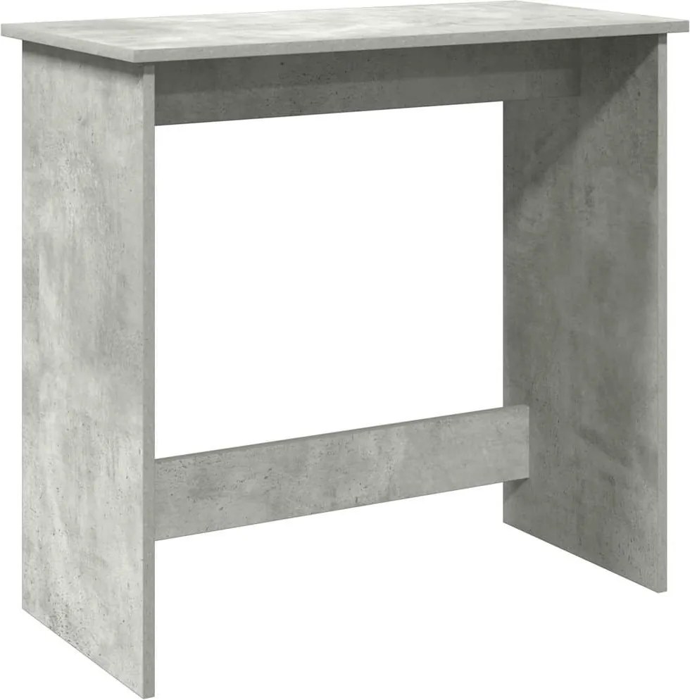 vidaXL betonszürke forgácslap íróasztal 80 x 40 x 75 cm