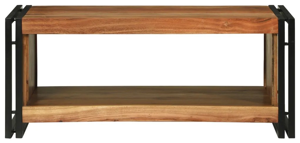 dohányzóasztal 90x50x38 cm Tömör akácfa