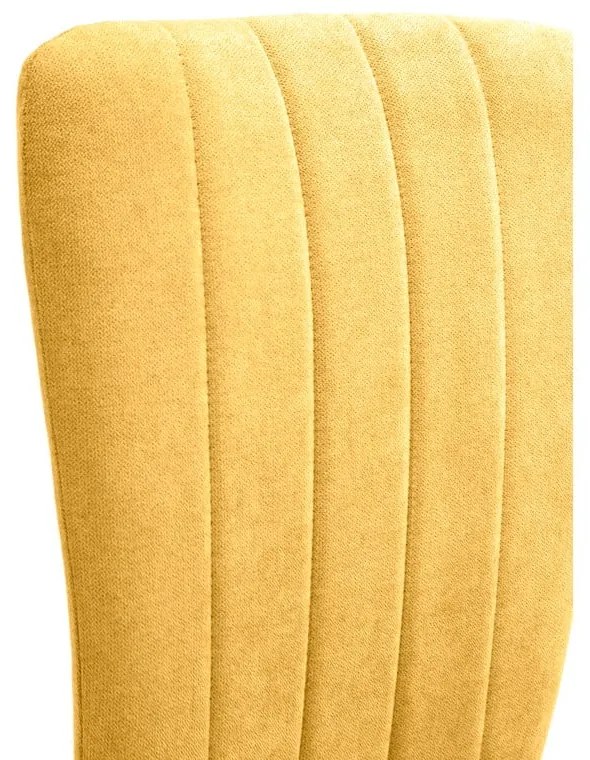 Mustársárga étkezőszék szett 4 db-os Holly – Marckeric