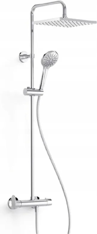 Tres Szóróoszlop Alpen Króm 27419102 Szett Keverőcsappal