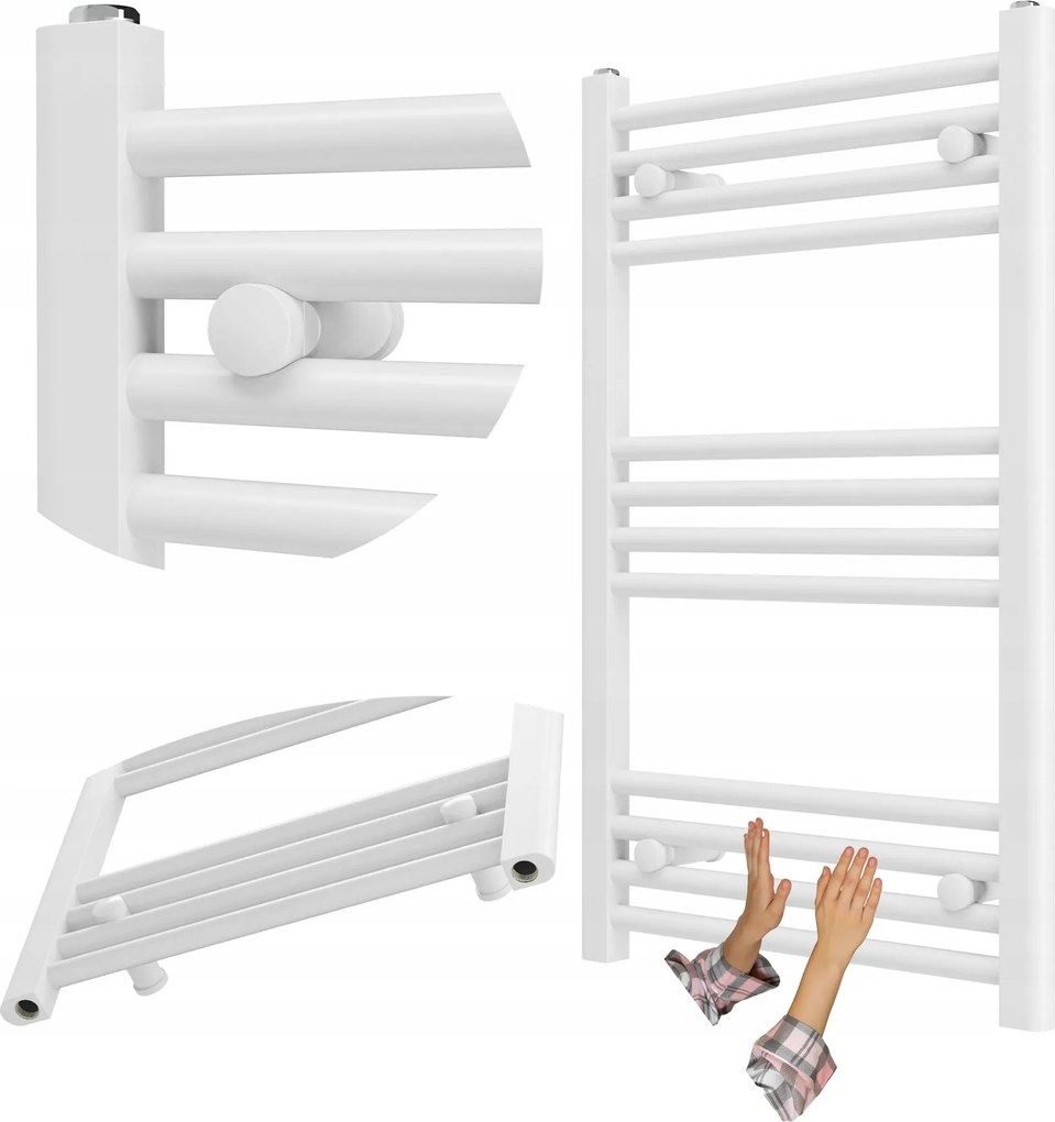 Fürdőszobai Radiátor Fehér Létra 50x80 cm Radiátor Modern Breno