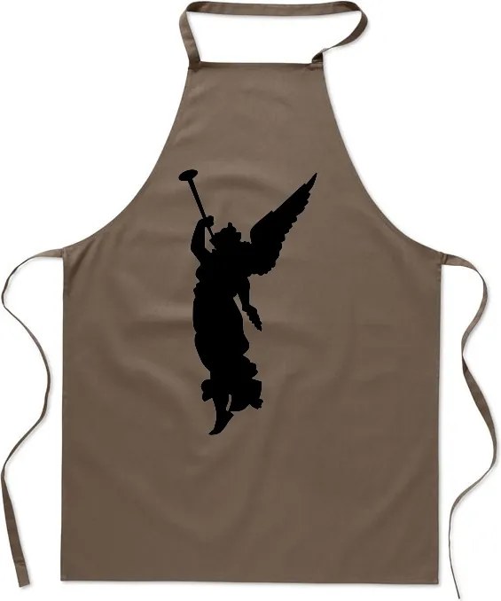 Karácsonyi konyhai kötény Játszó angyal