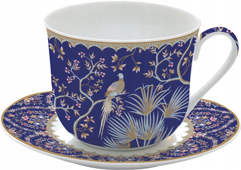 Csésze csészealjjal 1+1 szett porcelán 400 ml