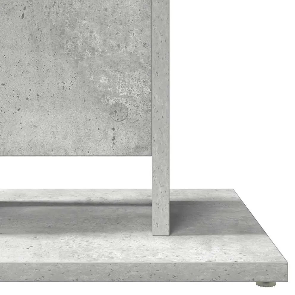 betonszürke szerelt fa bisztróasztal 60 x 60 x 75 cm
