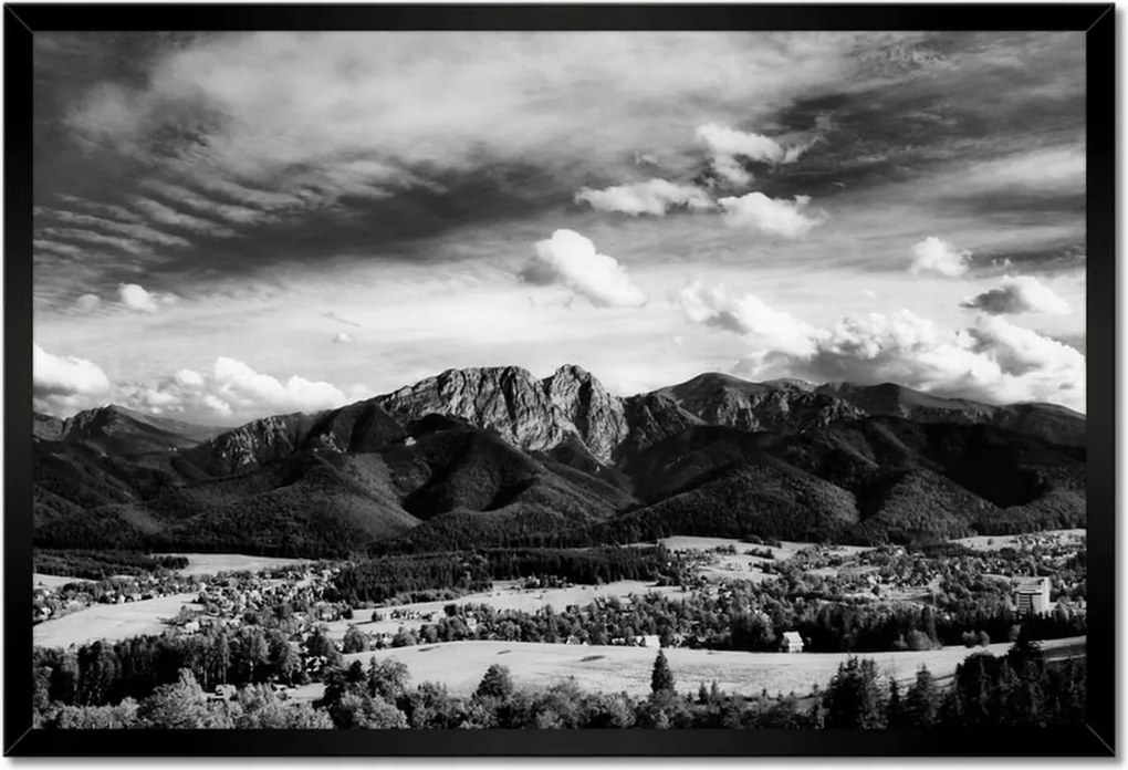 Poszterek keretben 60x40 Tátra Lengyel hegyek Kilátás