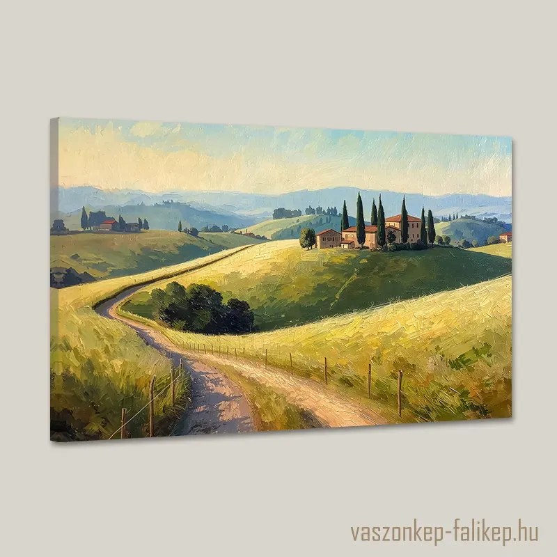 Toszkána tájkép – Prémium falikép 60x40 cm