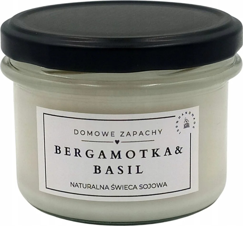 Bergamott&amp;basil természetes szójagyertya 235 ml