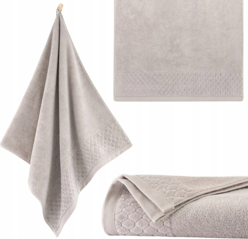 Törölköző Zwoltex 30x50 Carlo Pamut 500g Szépia