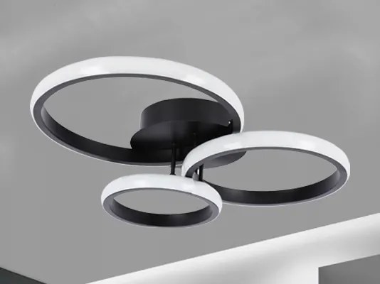 LED mennyezeti lámpatest LED/38W/230V fekete