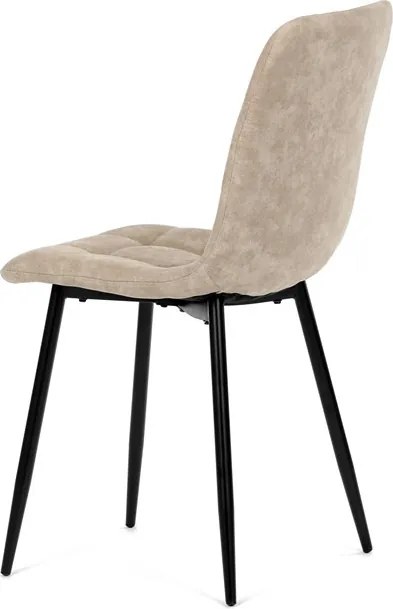 Étkezőszék, bézs, vintage szövet, CT-281 CRM3