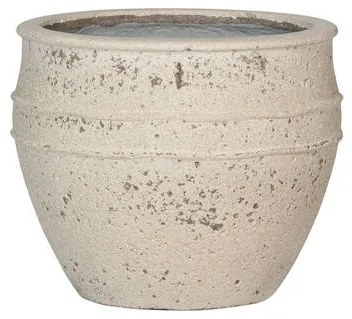 Pottery Pots Athena, krétafehér, többféle méretben – fazekas edények méretek: L: ⌀ 53,5 x 45 cm