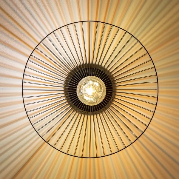 Brilagi - LED felületre szerelhető csillár CERIA WIRE 1xE27/40W/230V átm. 38 cm fekete