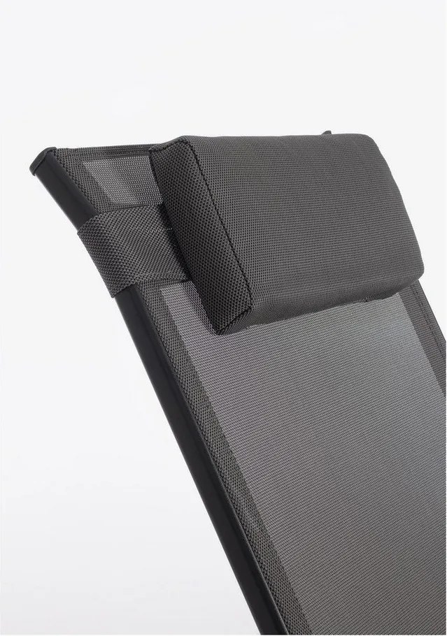 Antracitszürke fém kerti fotel Ercolano – Bizzotto