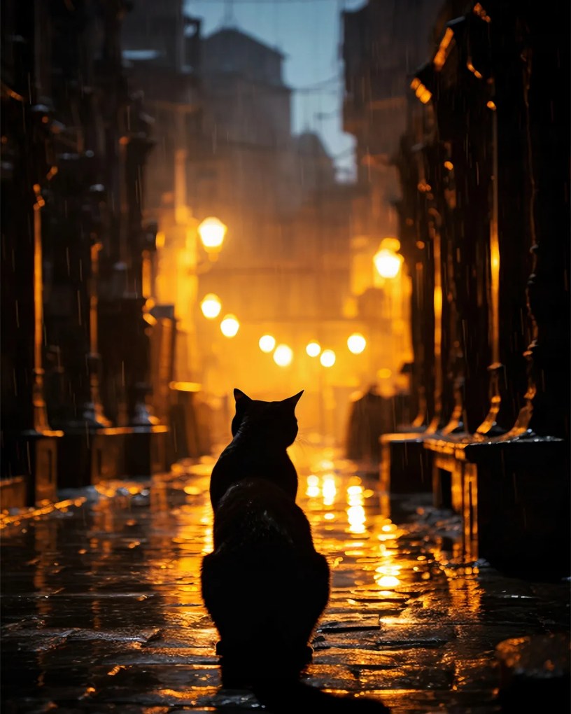 Poszter 40x50cm Magányos vándor