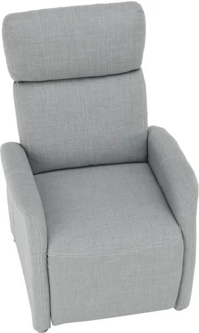 Állítható fotel, szürke szövet, FOREST