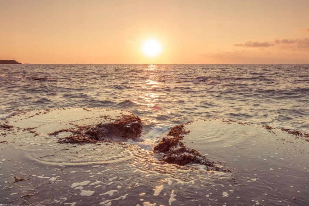 Poszter 45x30cm Naplemente a tengerparton, Assaf Frank