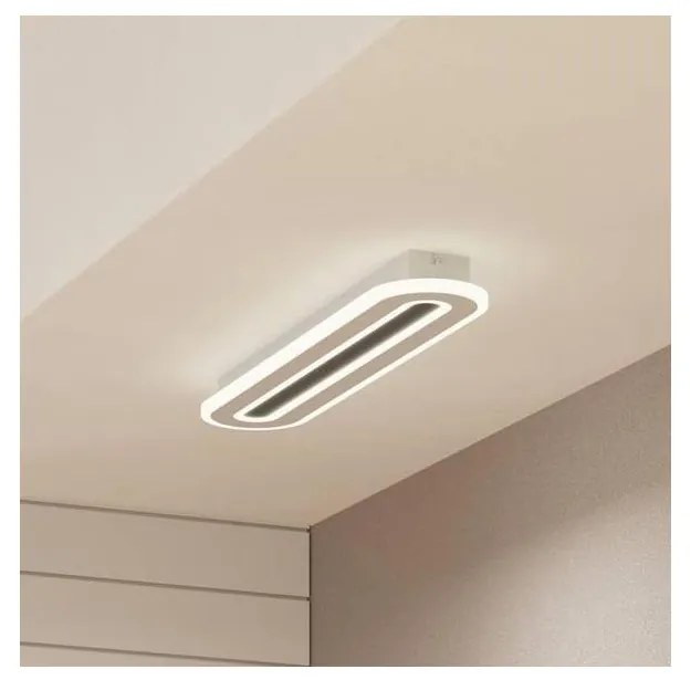 Eglo 901236 - LED Dimmelhető mennyezeti lámpa MACCHIONI LED/20W/230V fehér + + távirányító