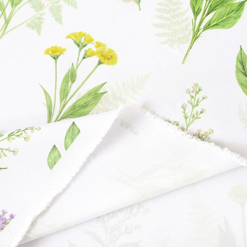 Goldea teflon szövet terítőknek - erdei virágok 160 cm