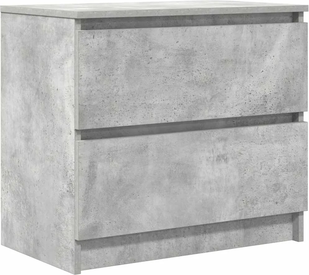 vidaXL betonszürke szerelt fa TV-szekrény 60x35x54 cm